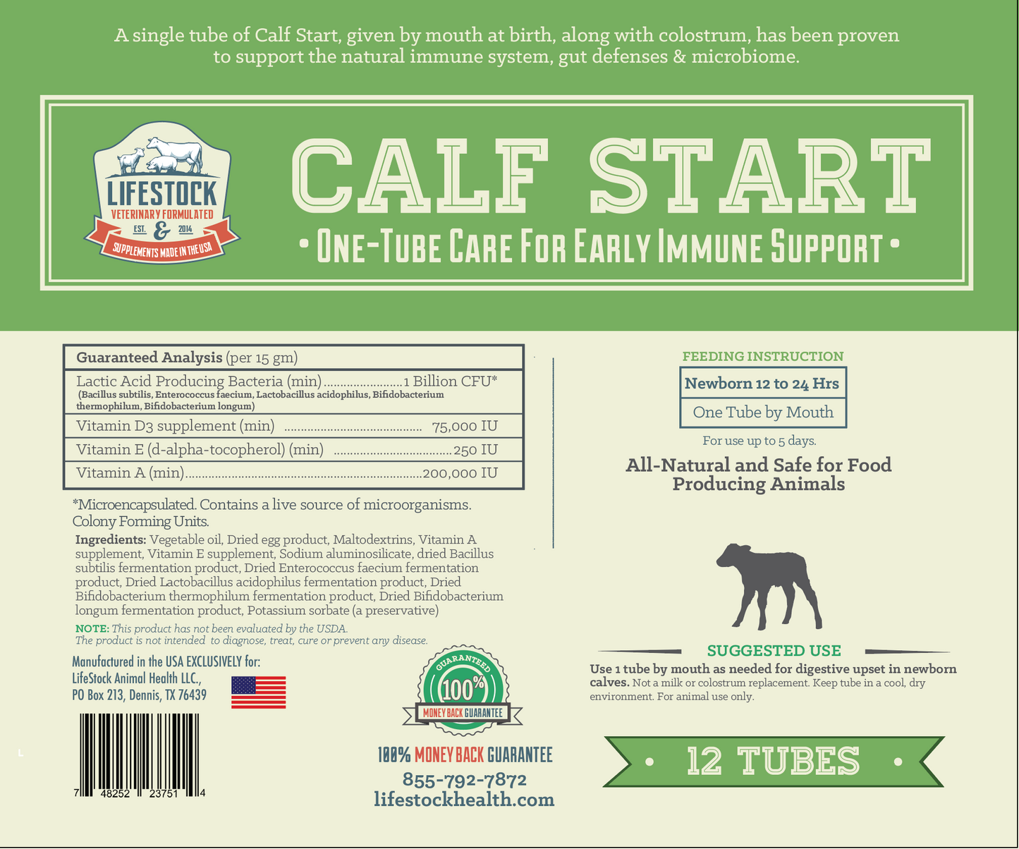 Calf Start Paste (12 Count Box)